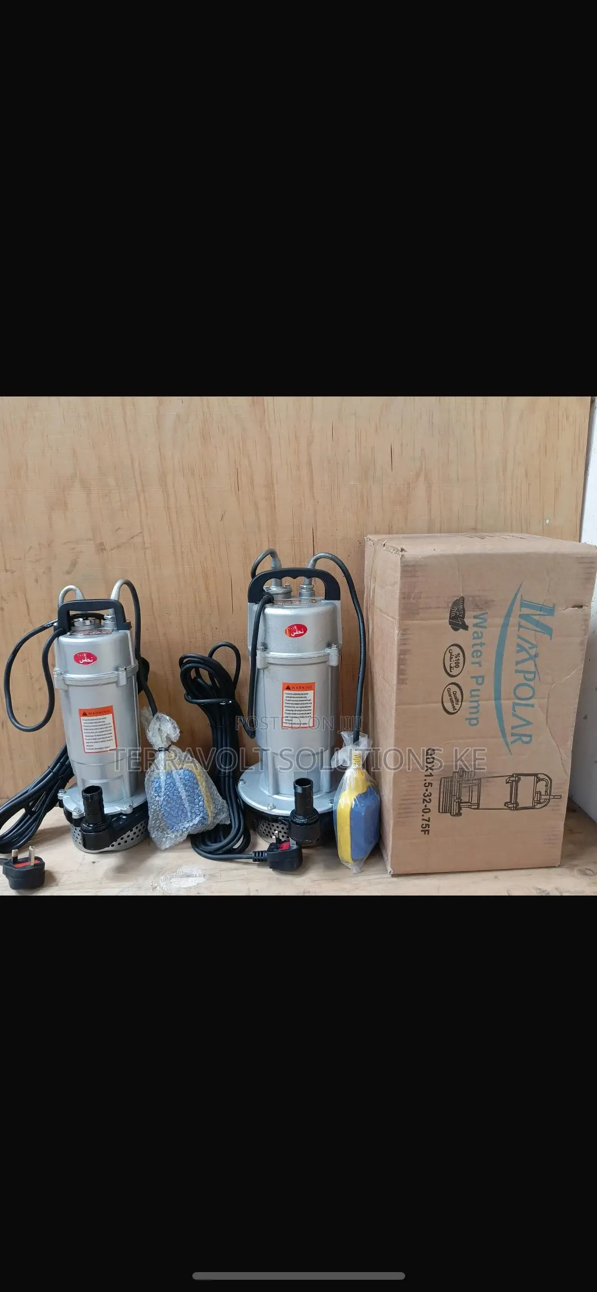 Max Power Submersible Electric Pump 0.5hp (18m Head)