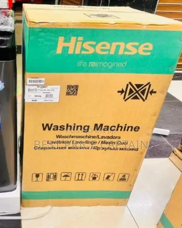 8kg Washing Machine Fully Automatic Hisense - main view