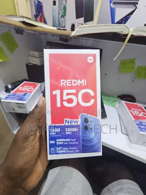 New Xiaomi Redmi 15C 4G 128 GB Black