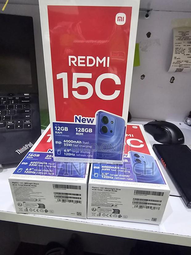 New Xiaomi Redmi 15C 4G 128 GB Black - main view