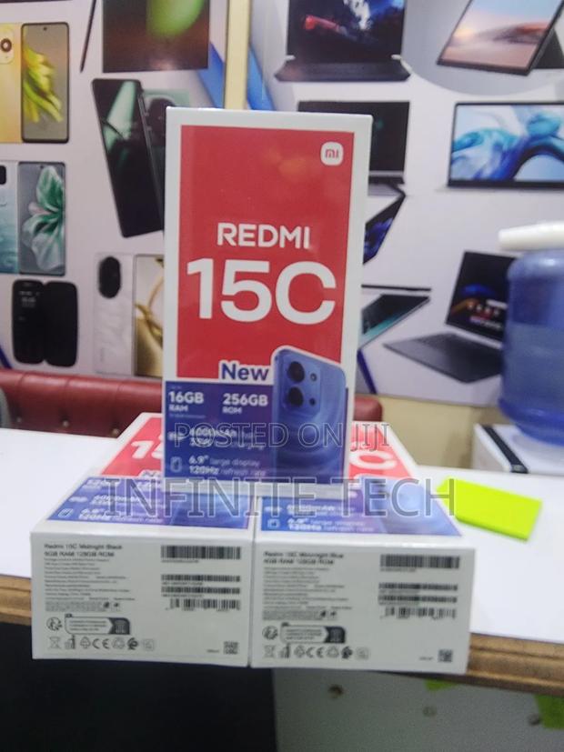 New Xiaomi Redmi 15C 4G 256 GB Black