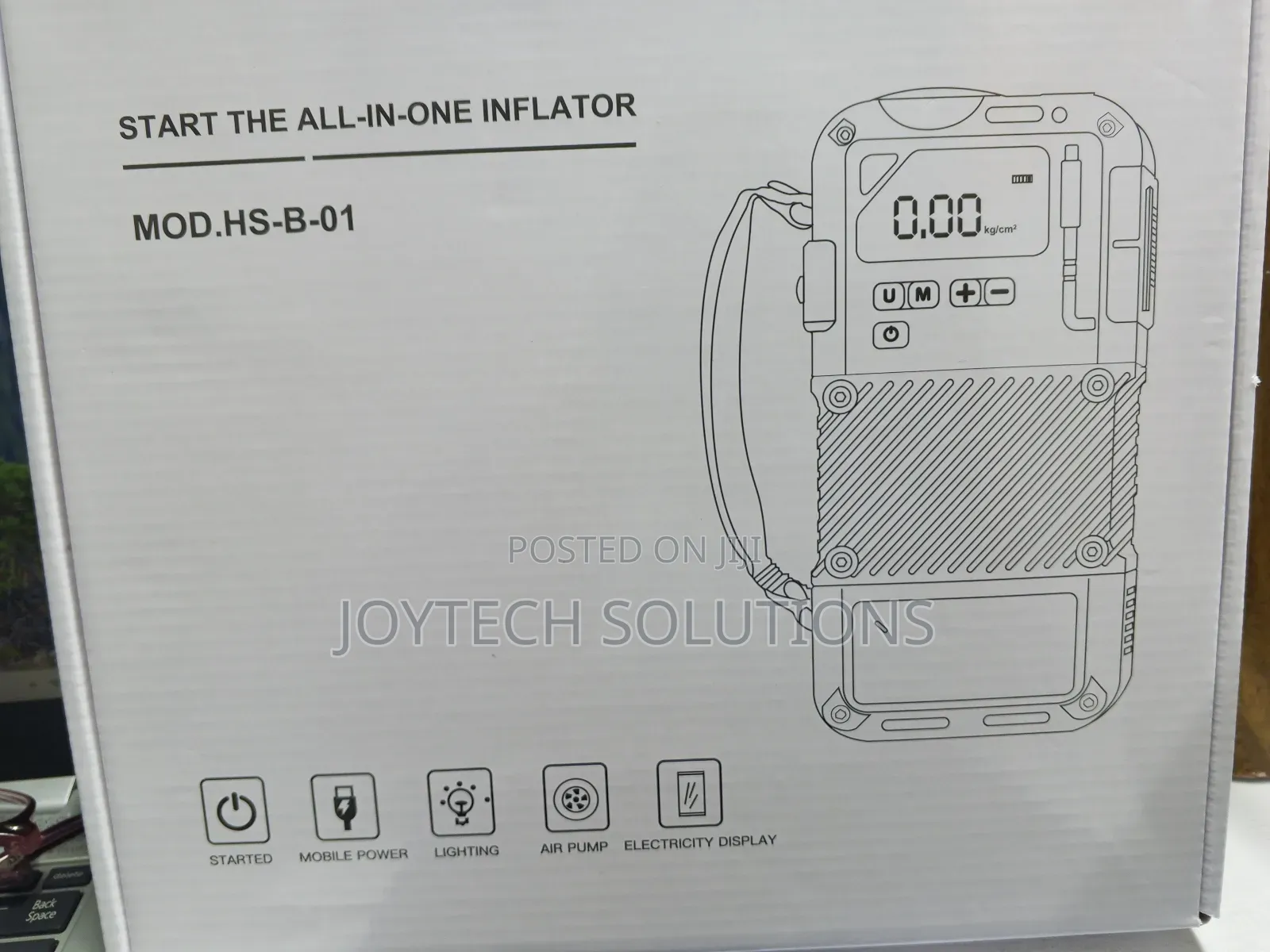 Jump Starter Inflator Machine
