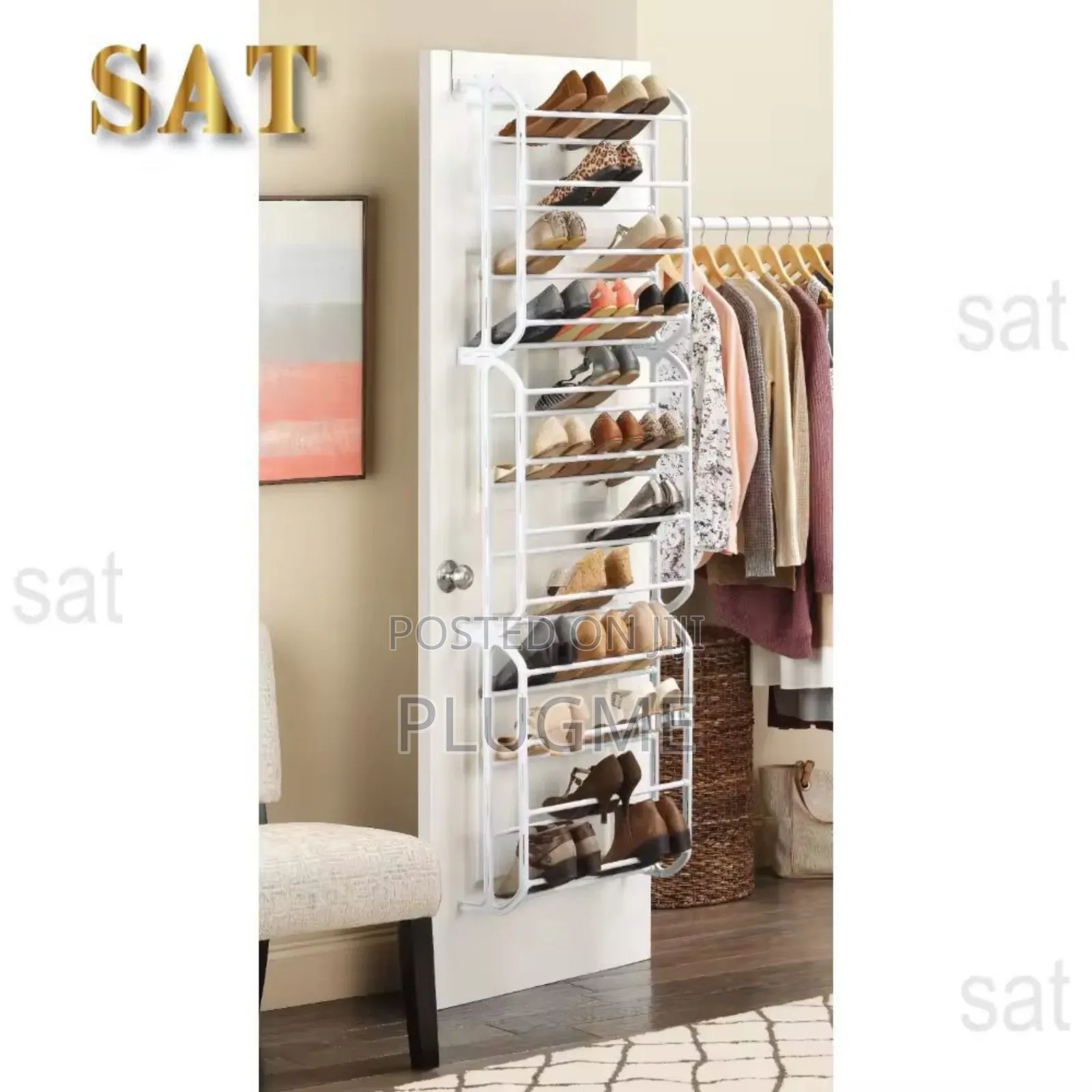 36 Pairs Behind the Door Shoe Rack