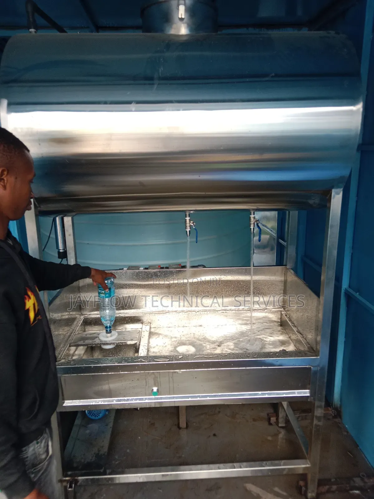 Filling Station+500ltrs Storage Tank +Washing Sink +Bottle Rinser