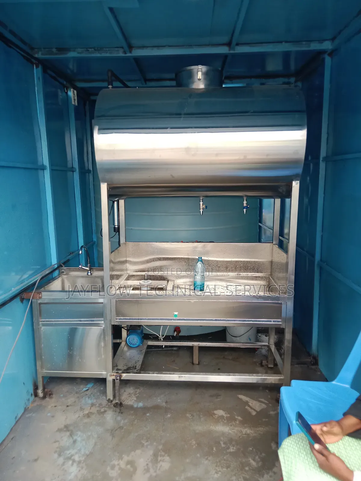 Filling Station+500ltrs Storage Tank +Washing Sink +Bottle Rinser