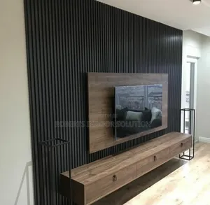 Dark Grey Fluted Panel,They Are Highly Durable