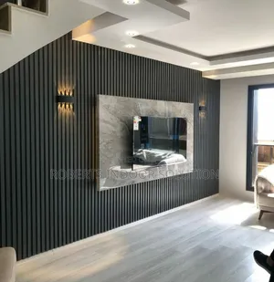 Dark Grey Fluted Panel,They Are Highly Durable