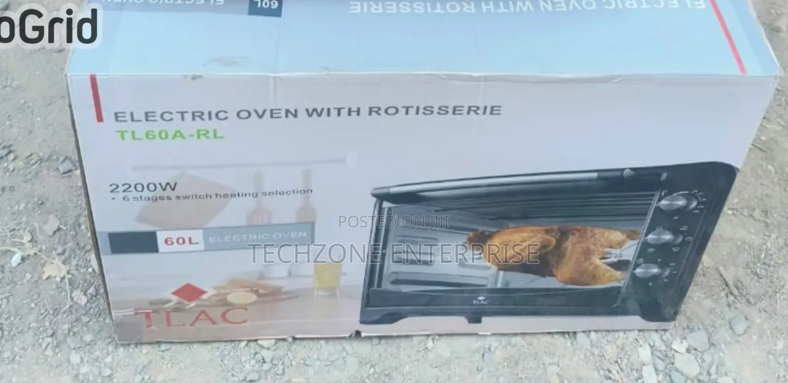 Tlac Tl60a-Rl 60l Electric Oven With Rotisserie With 2200 Watts 