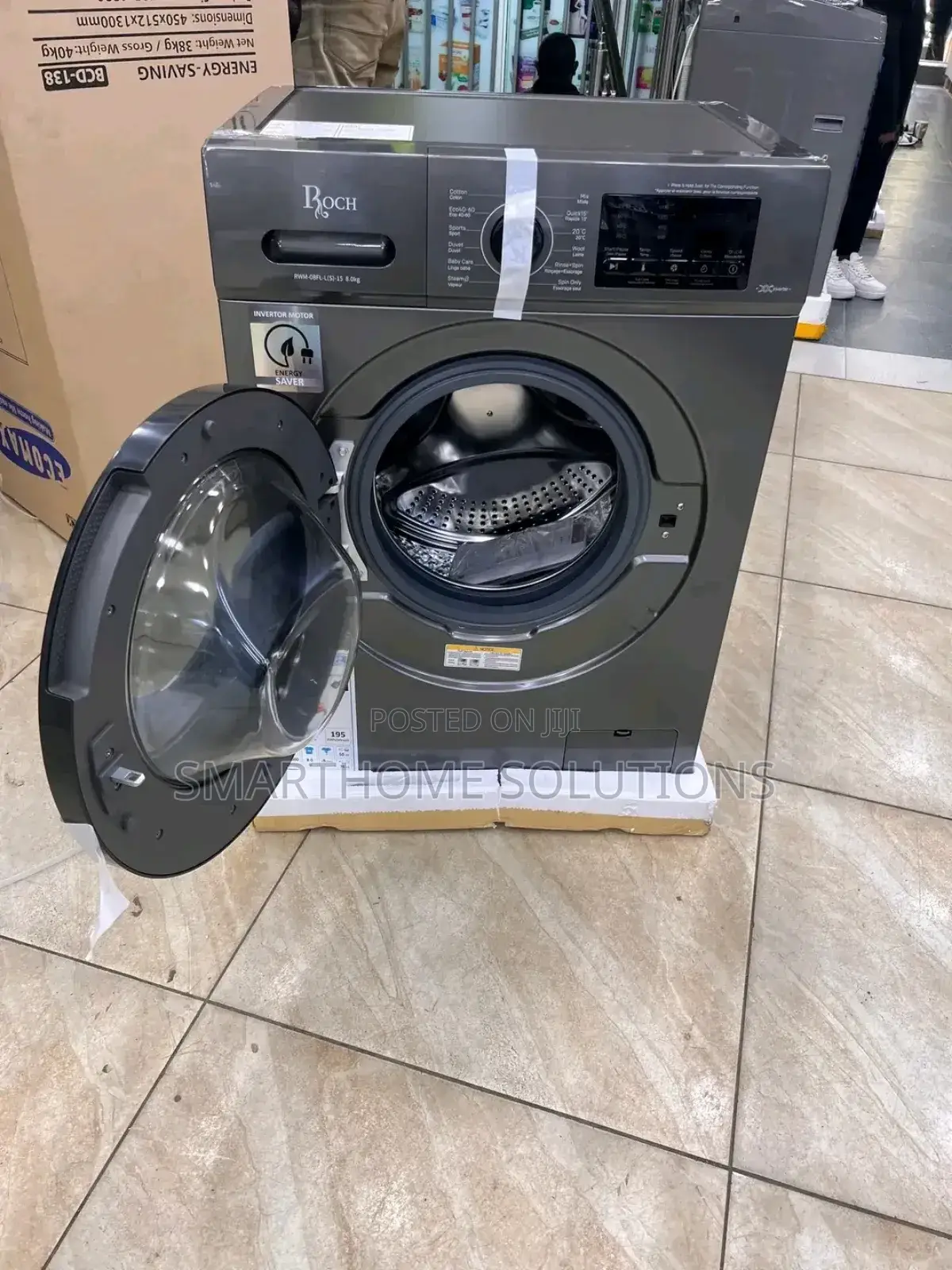Powerful Efficient Cleaning – Roch 8kg Front Load Washing