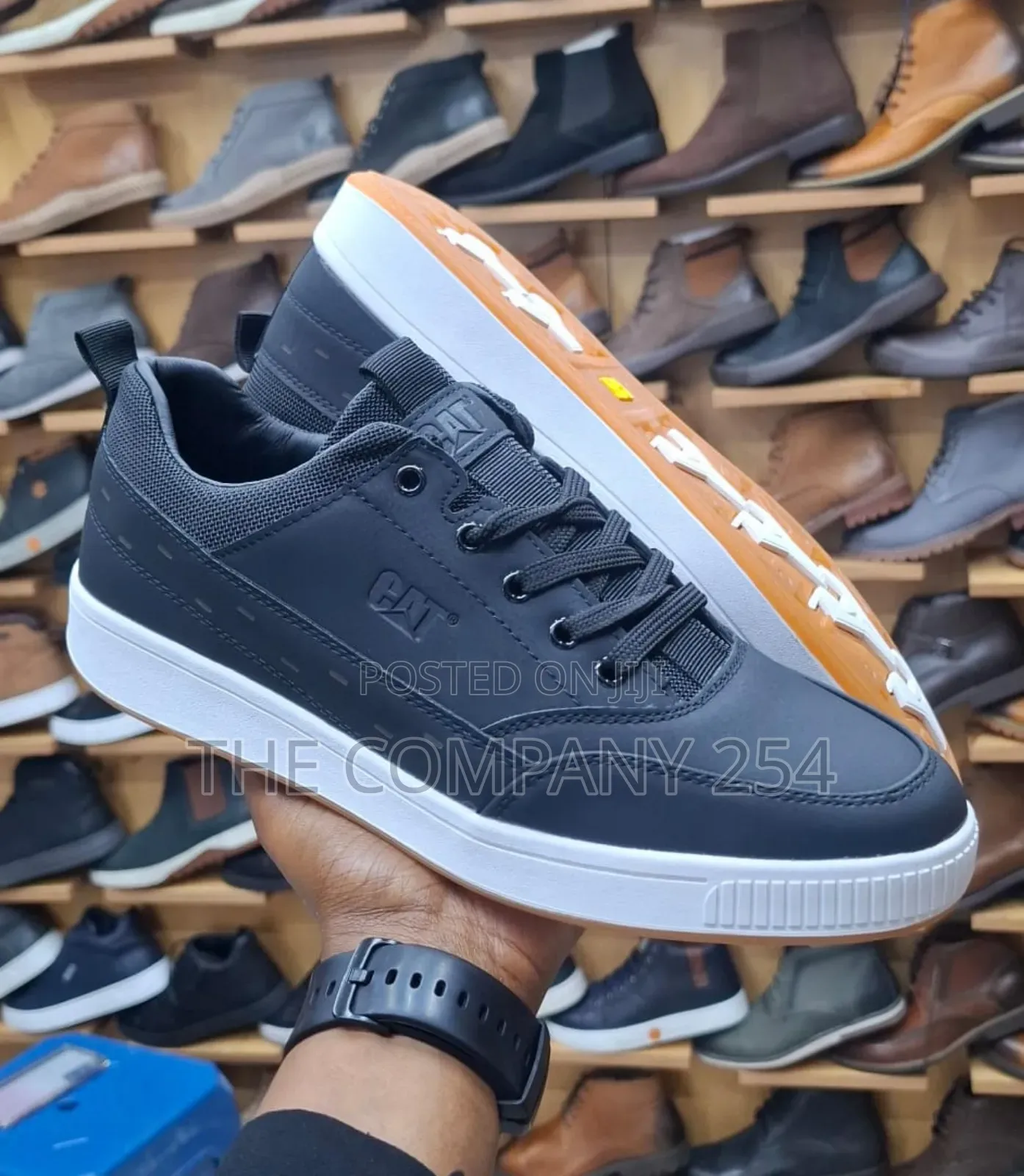Cats Casual Leather Rubber Sole Smart Casual Men Shoes