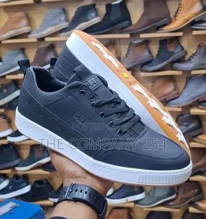 Cats Casual Leather Rubber Sole Smart Casual Men Shoes