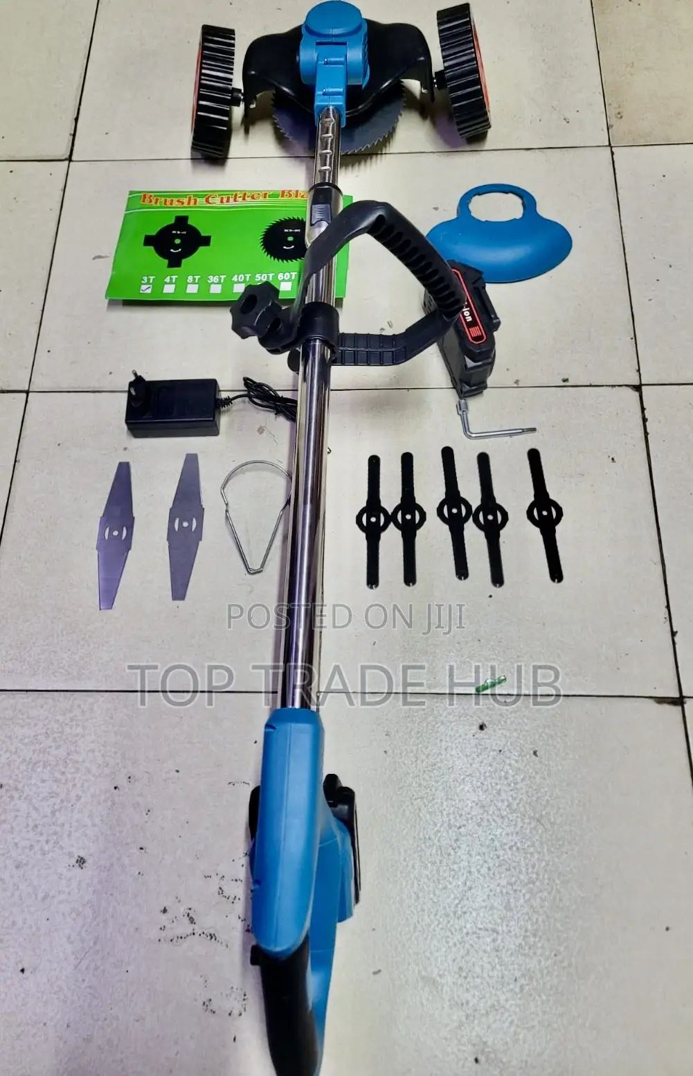 Makita Cordless Brush Cutter With Blades 20v Battery+Charger