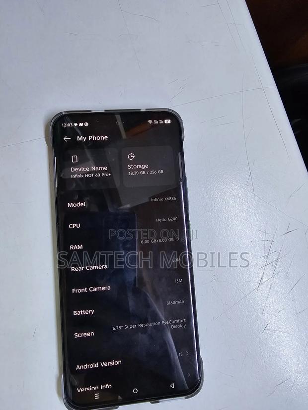 Infinix Hot 60 Pro+ 128 GB Black - thumbnail 3