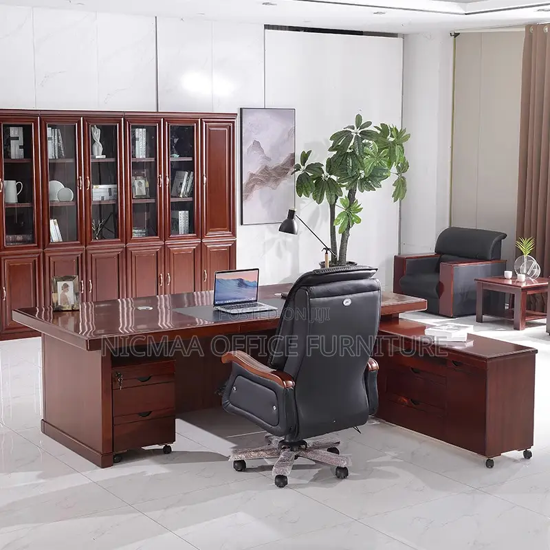 Office Desk: 2m Executive With Extension Desk