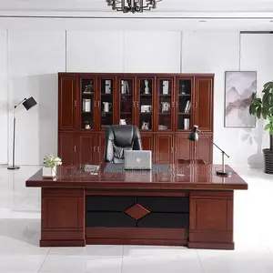 Office Desk: 2m Executive With Extension Desk