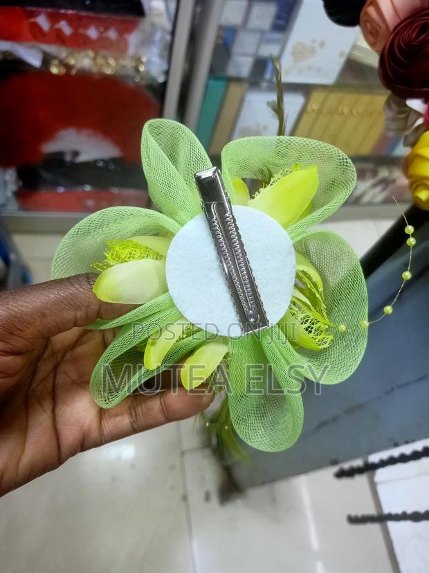 Gold,Green Pink Micro Mini Fascinators - thumbnail 5