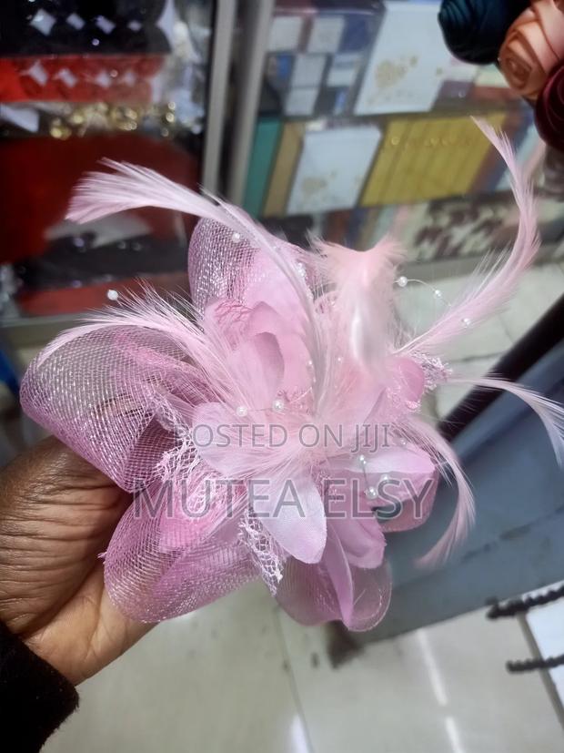 Gold,Green Pink Micro Mini Fascinators - thumbnail 6