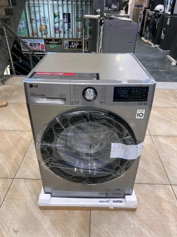 Lg 9kg Front Load Wash Spin Machine – Durable Efficient - main view