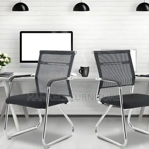 High Back Chrome Office Visitors Chair