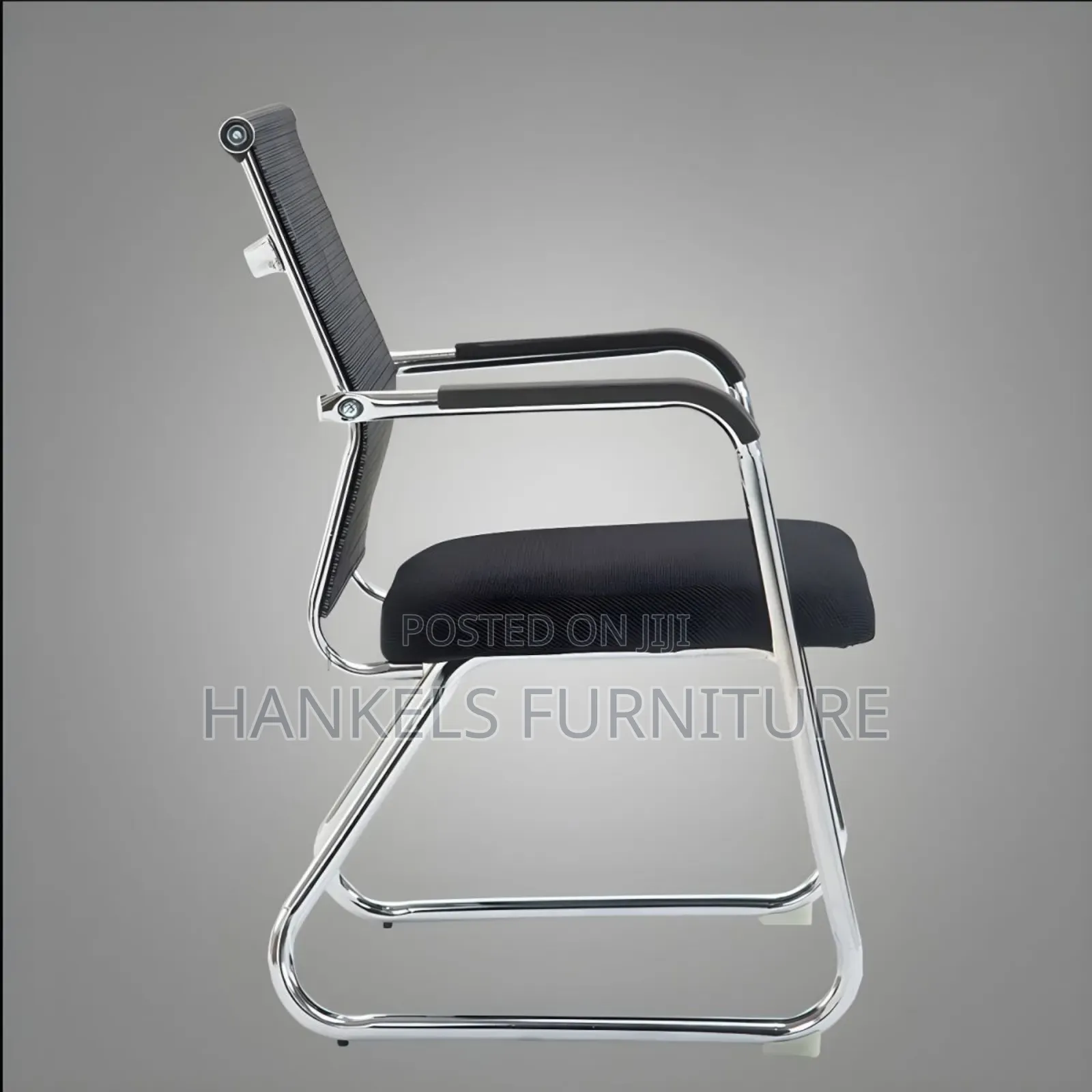 High Back Chrome Office Visitors Chair