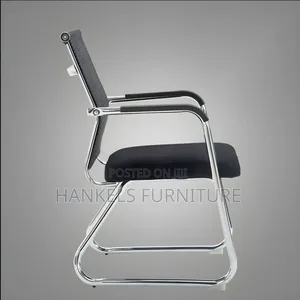 High Back Chrome Office Visitors Chair