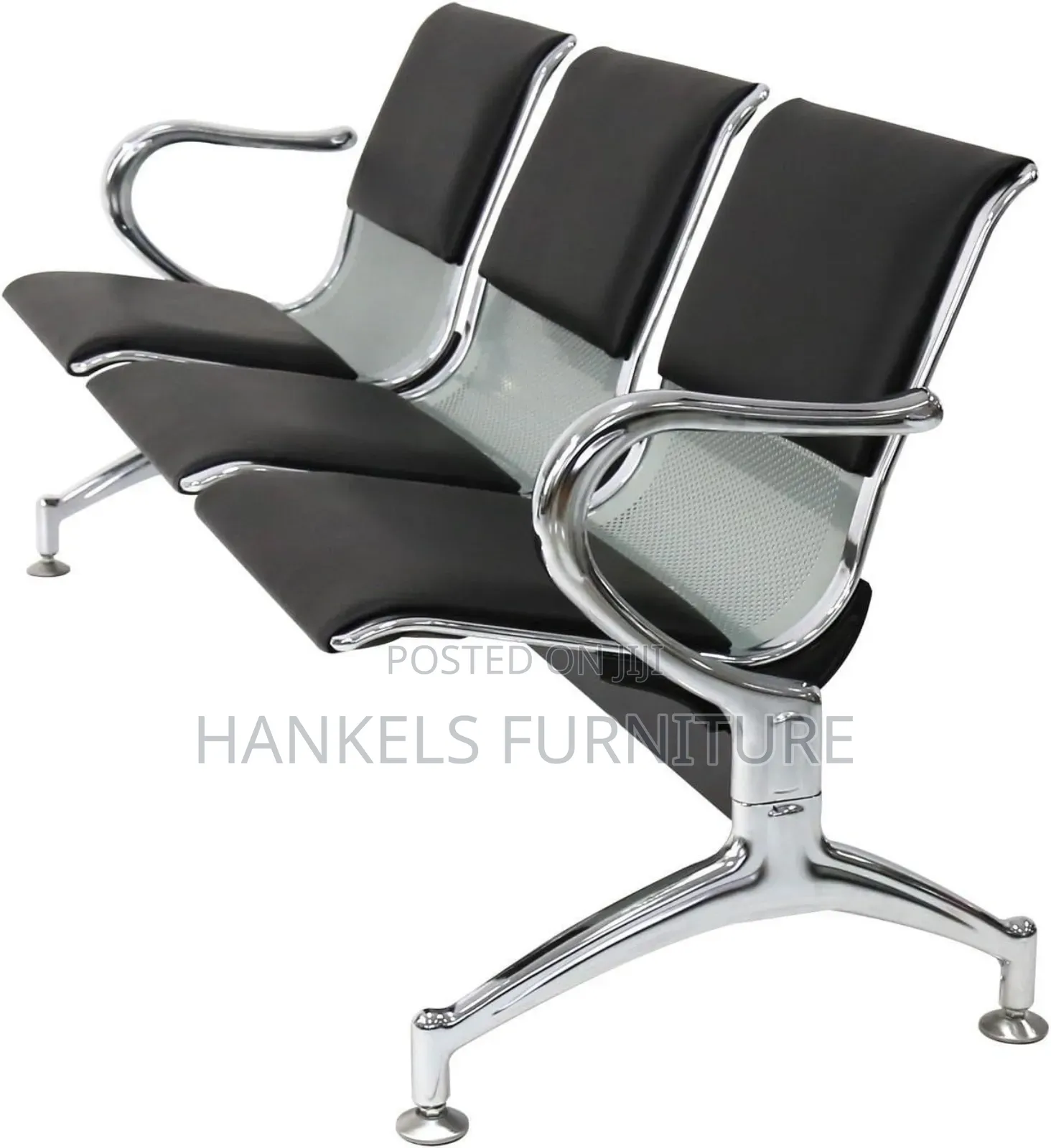 3-Link Padded Waiting Bench