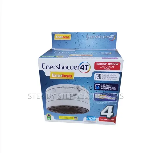 Discounted Prices Enerbras Enershower 4 Temp Instant Shower Head