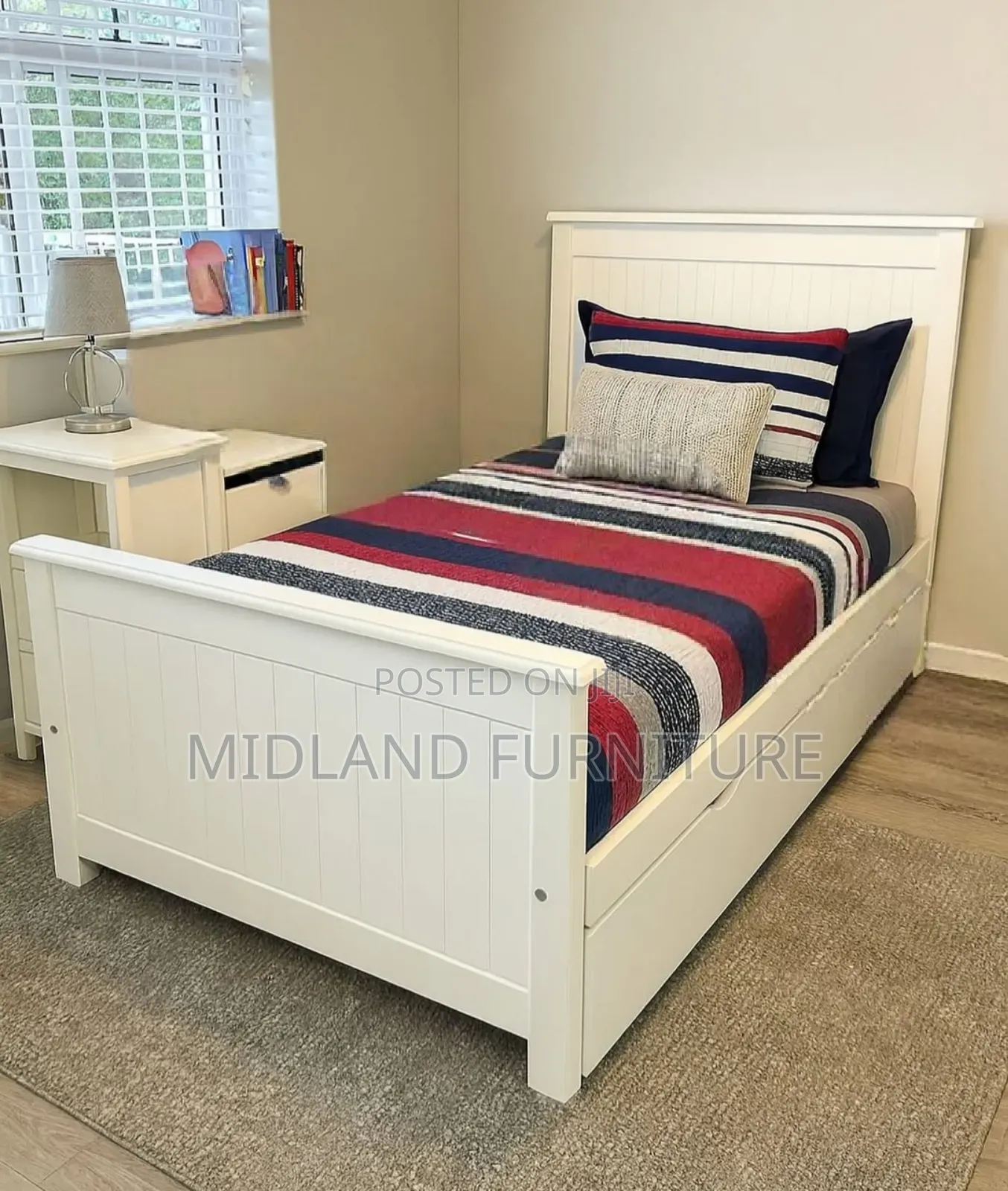 Single Bed Design for Children/ Single Kids Bed