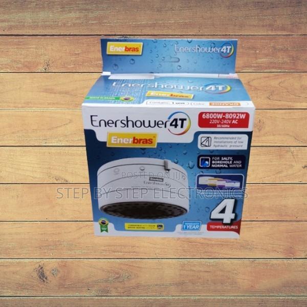 Uniform Water Jet Enerbras Enershower 4 Temp Instant Shower Head