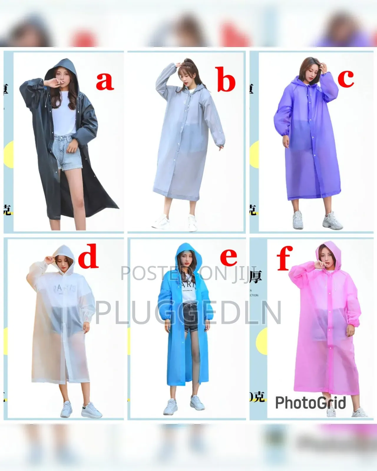 Durable Light Weight Eva Rain Coat