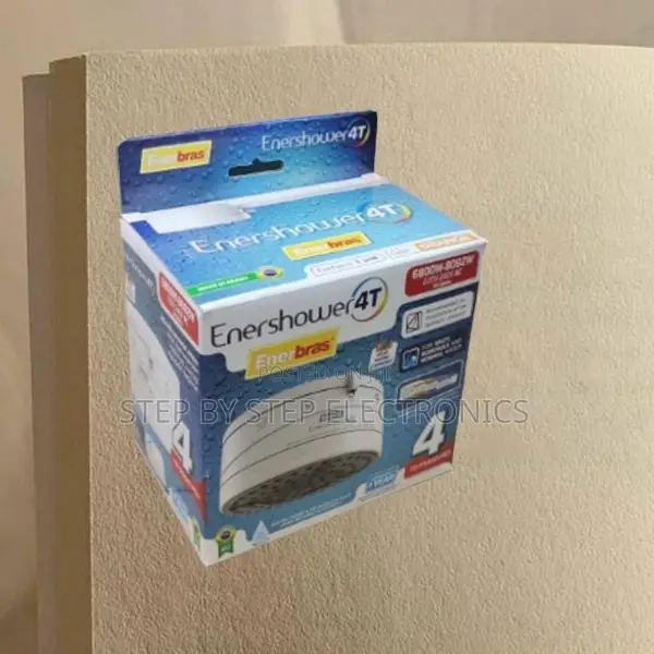 Enerbras Enershower 4t Instant Hot Shower Head– Easy to Install