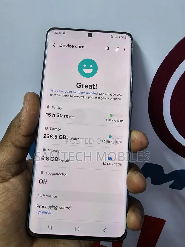 Samsung Galaxy S21 Ultra 5G 256 GB Black - thumbnail 3