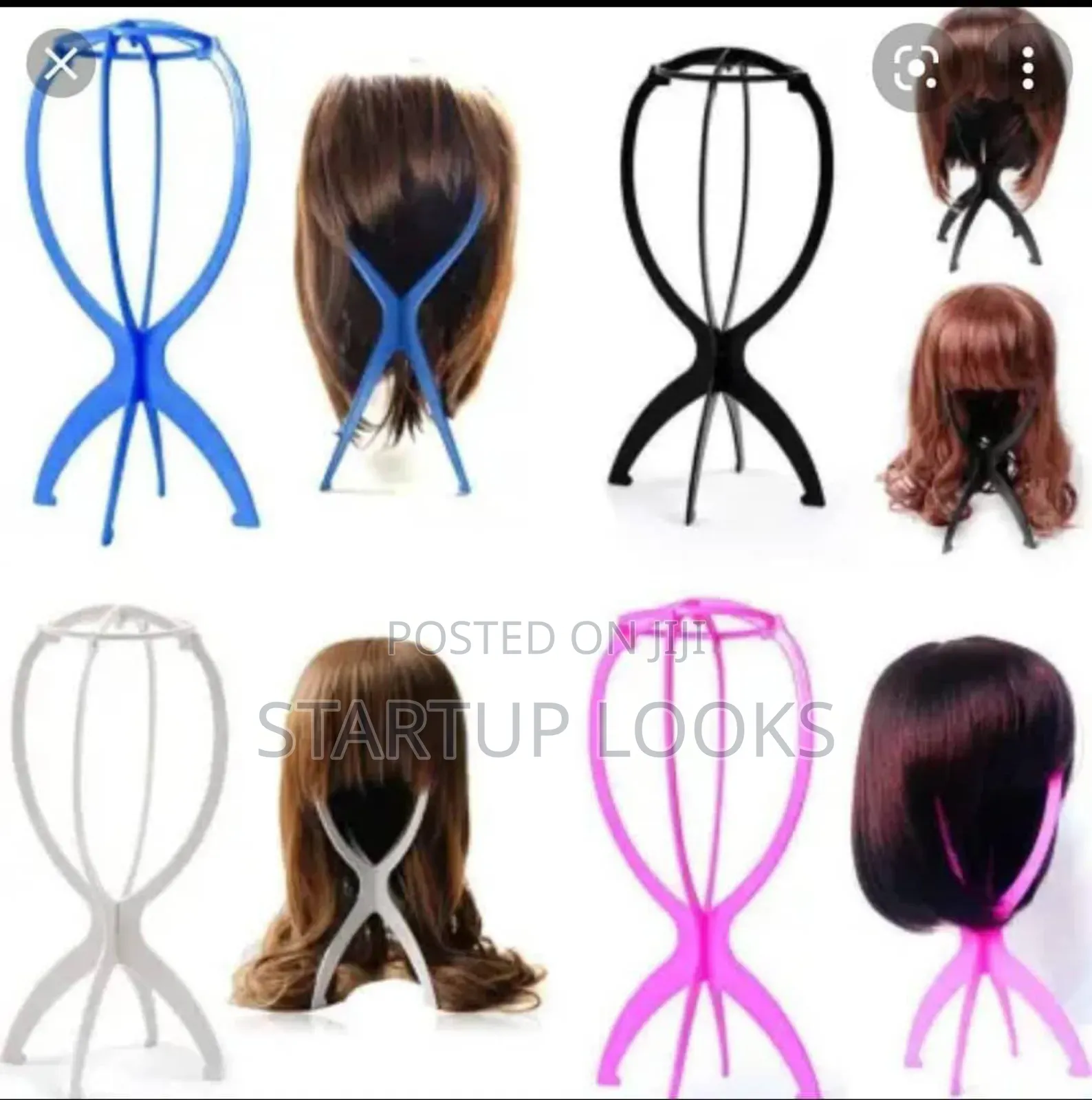 Plastic Wig Stand, Styling Wigs, Caps