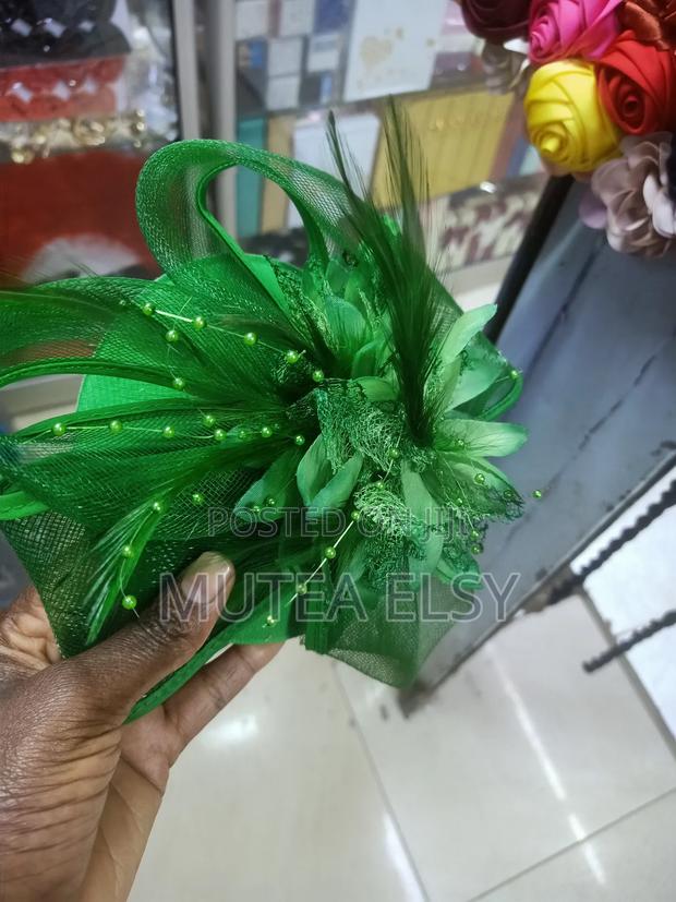 Kogalo Green Yellow Super Mini Fascinators
