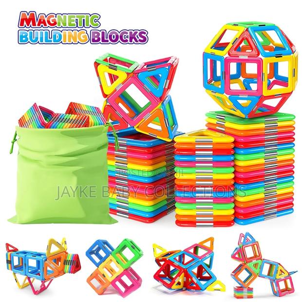 84pcs Magnetic Building Blocks Kids Stem Toy