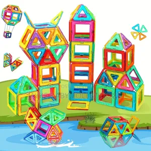 84pcs Magnetic Building Blocks Kids Stem Toy