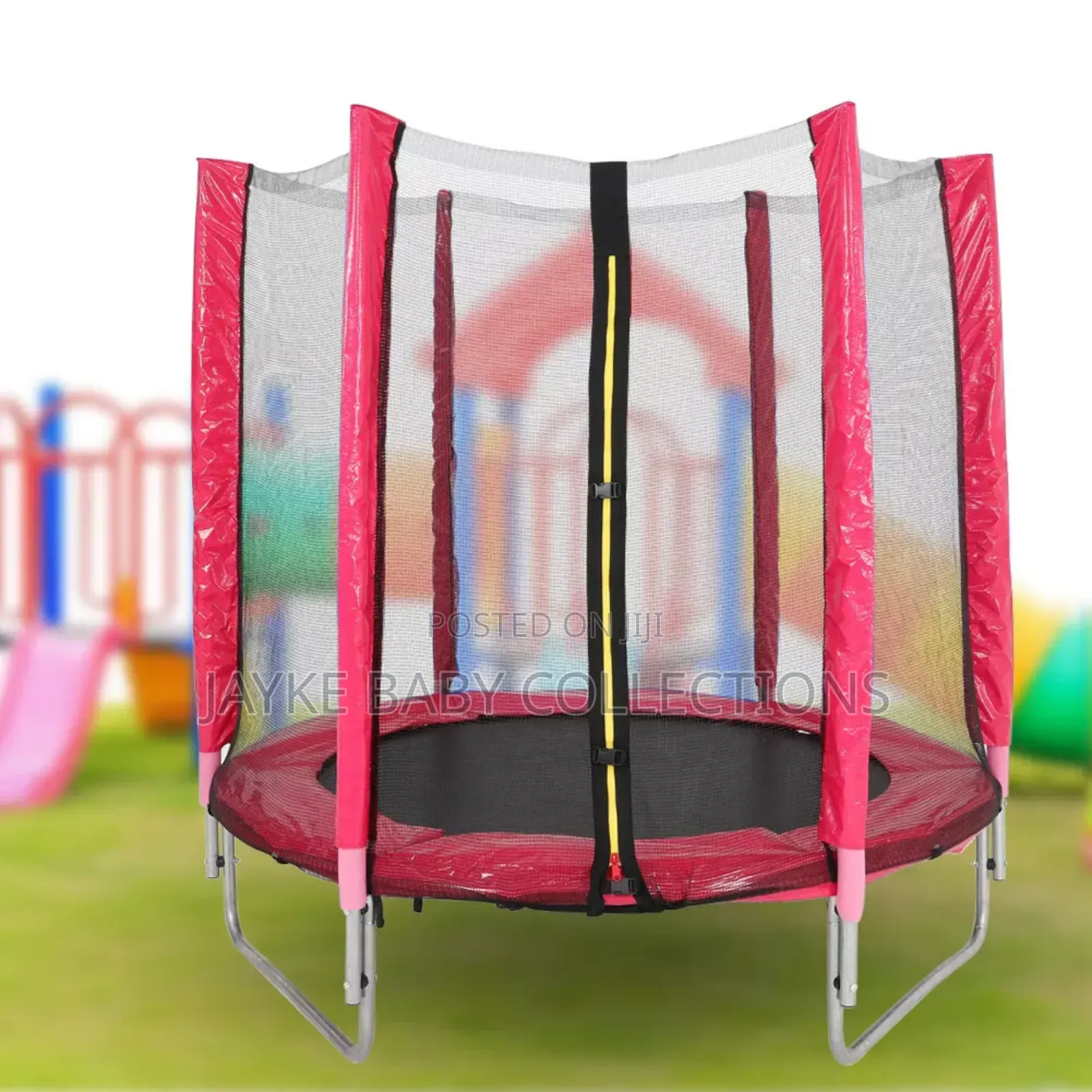 Outdoor/Indoor Kids Trampoline With Net – 5ft Compact Size