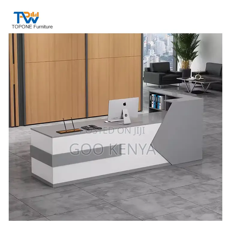 Office Desk; Contemporary Modern Reception Table