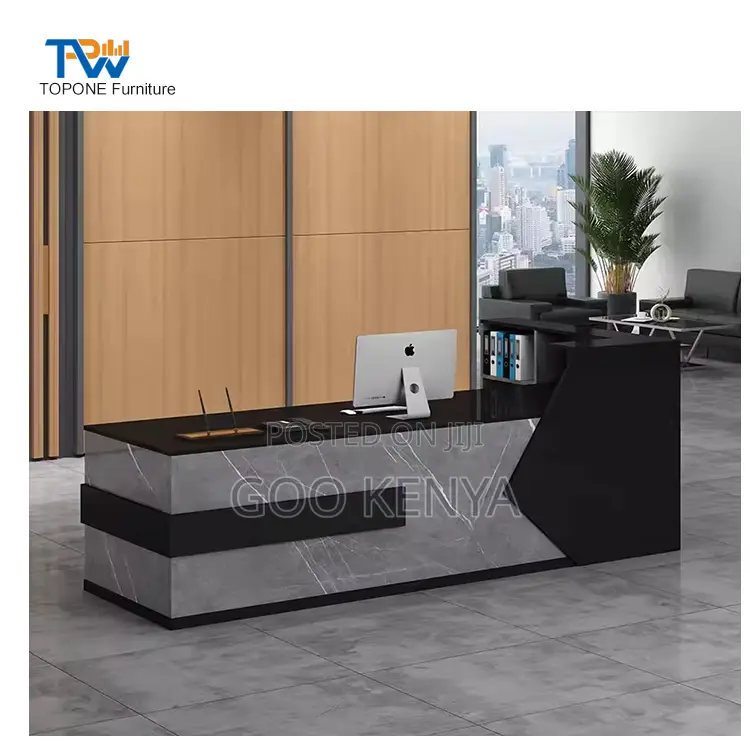 Office Desk; Contemporary Modern Reception Table