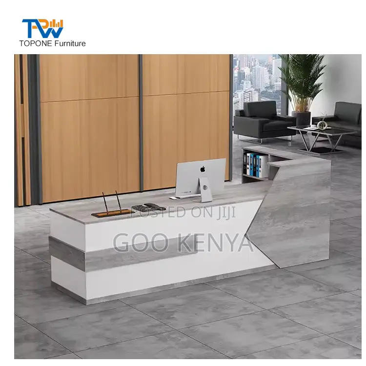 Office Desk; Contemporary Modern Reception Table