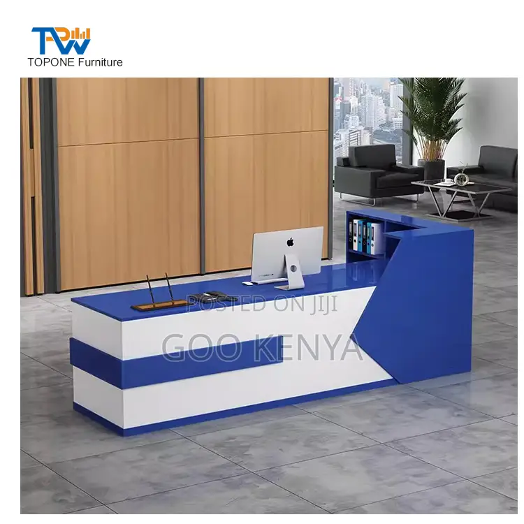 Office Desk; Contemporary Modern Reception Table