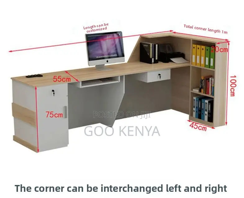 Office Desk; Contemporary Modern Reception Table
