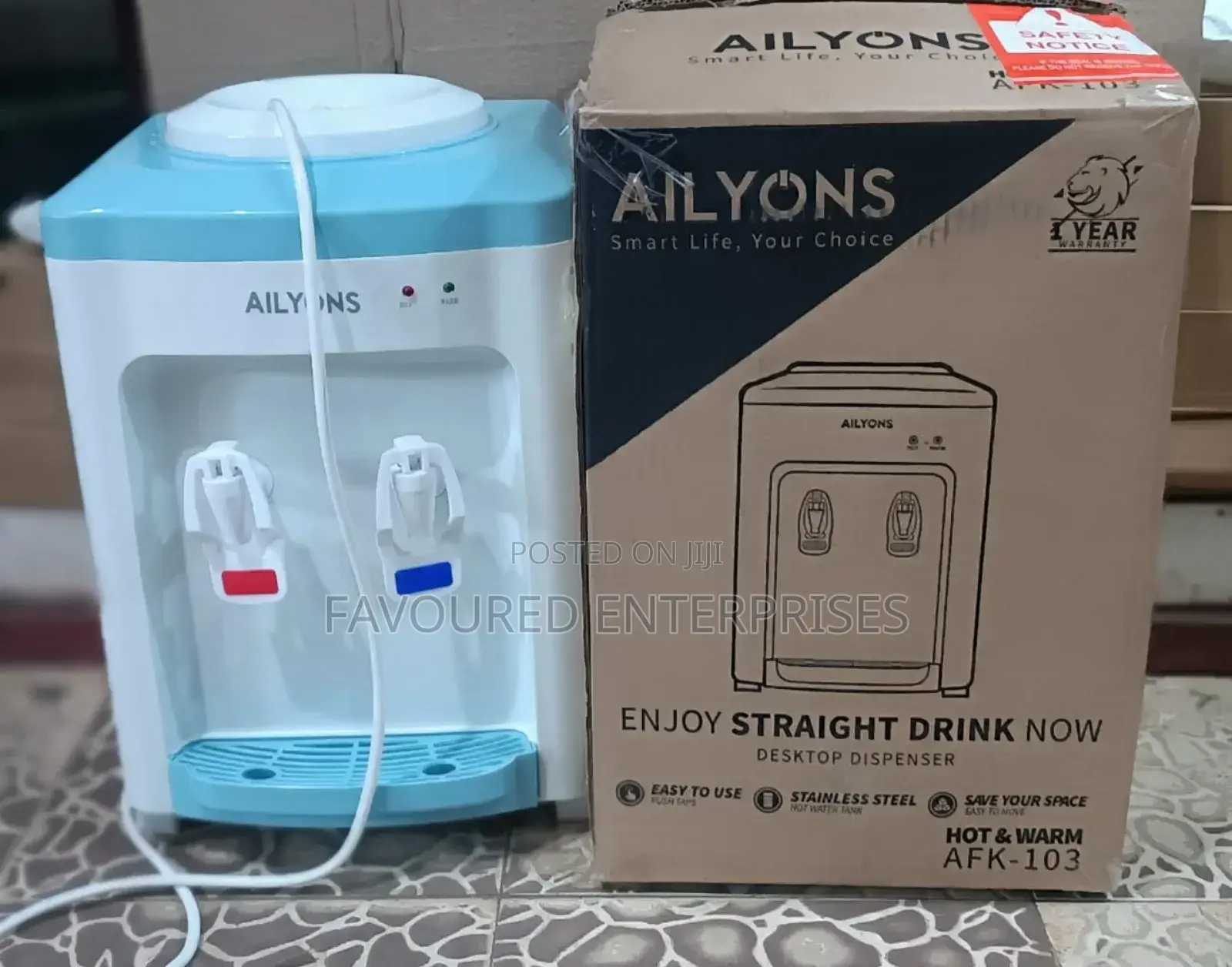 Ailyons Table Top Water Dispenser
