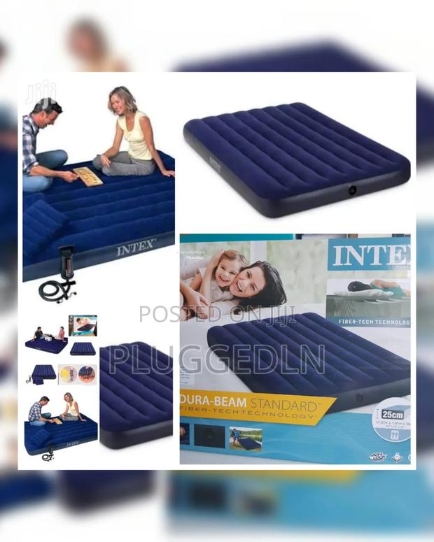 6*6 Intex Inflatable Mattress With Hand Pump * - main view