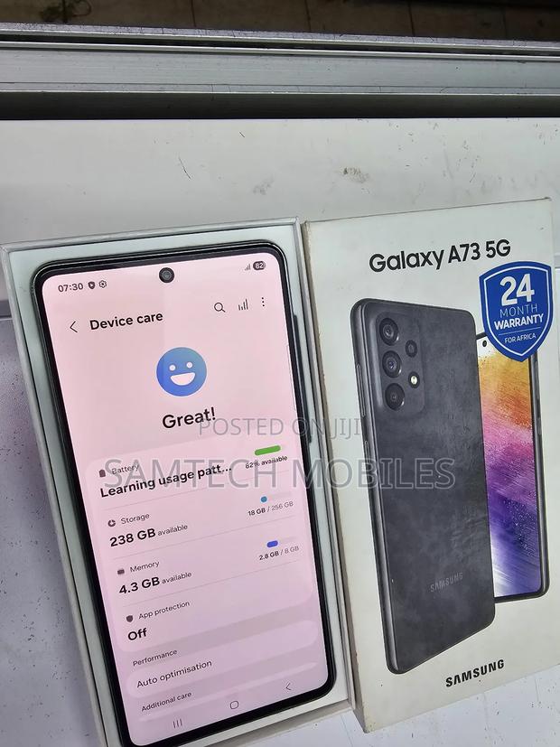 Samsung Galaxy A73 5G 256 GB Gray - thumbnail 5