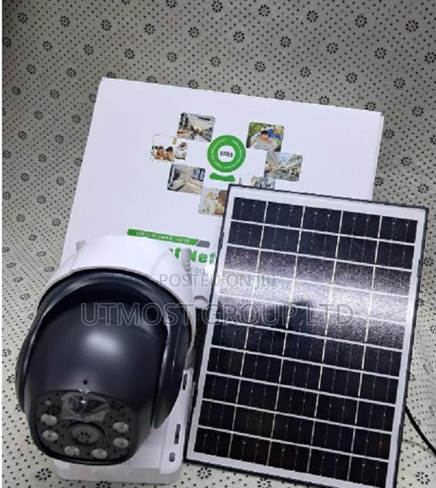Single Len Solar PTZ Camera Weatherproof Durable Outdoor Performance - main view