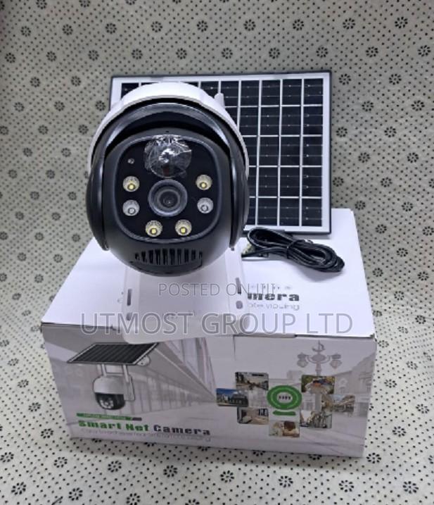 3mp V380-Pro Solar PTZ Wi-Fi Camera (Pan-Tilt-Zoom)