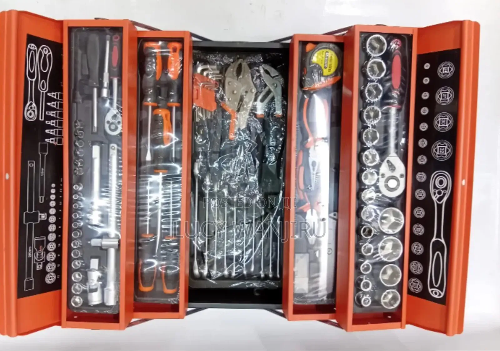Mechanical Toolbox/ 85 Pieces Tolsen Tool Set