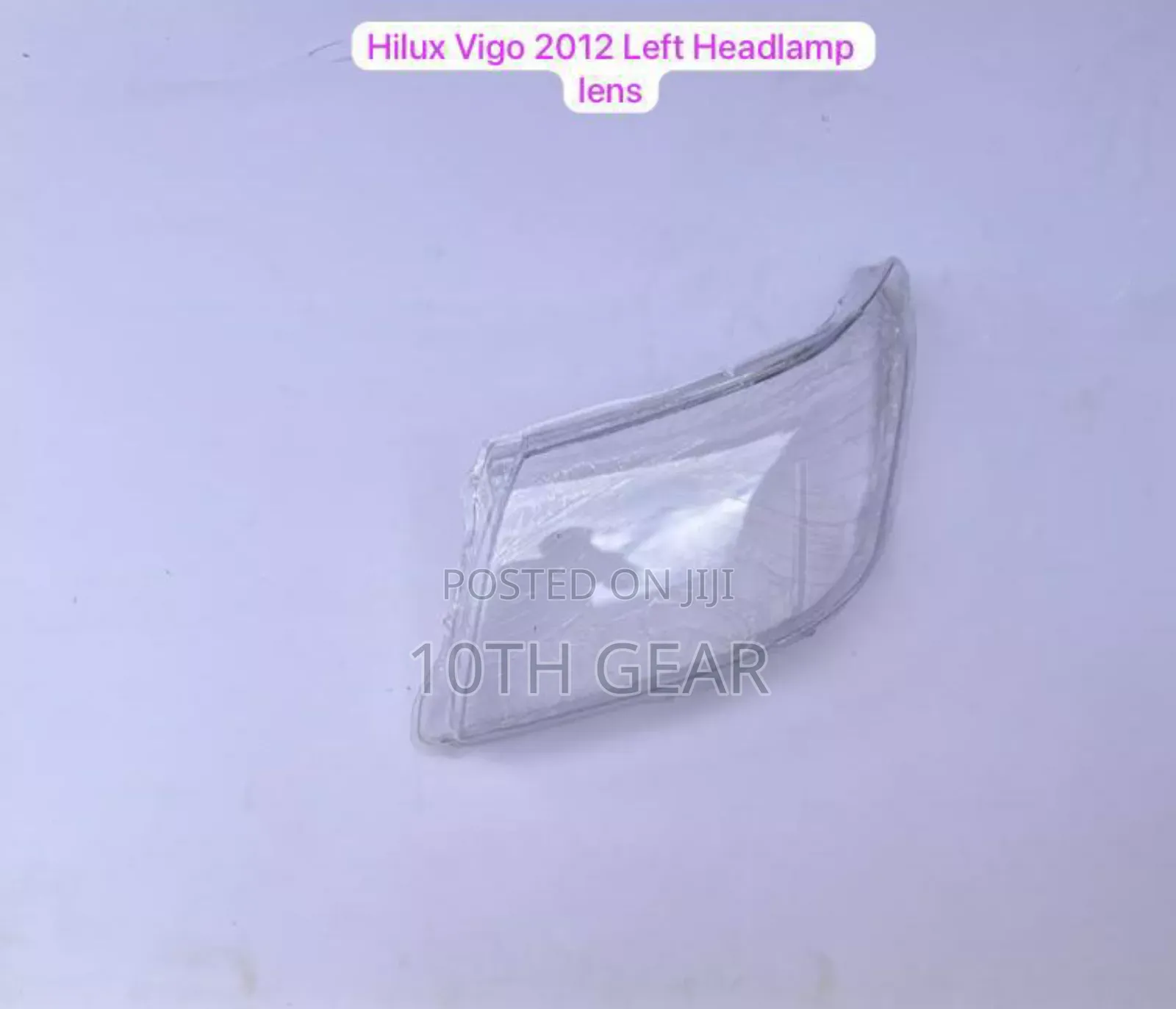 Toyota Hillux Vigo Headlight Lens Left or Right Piece