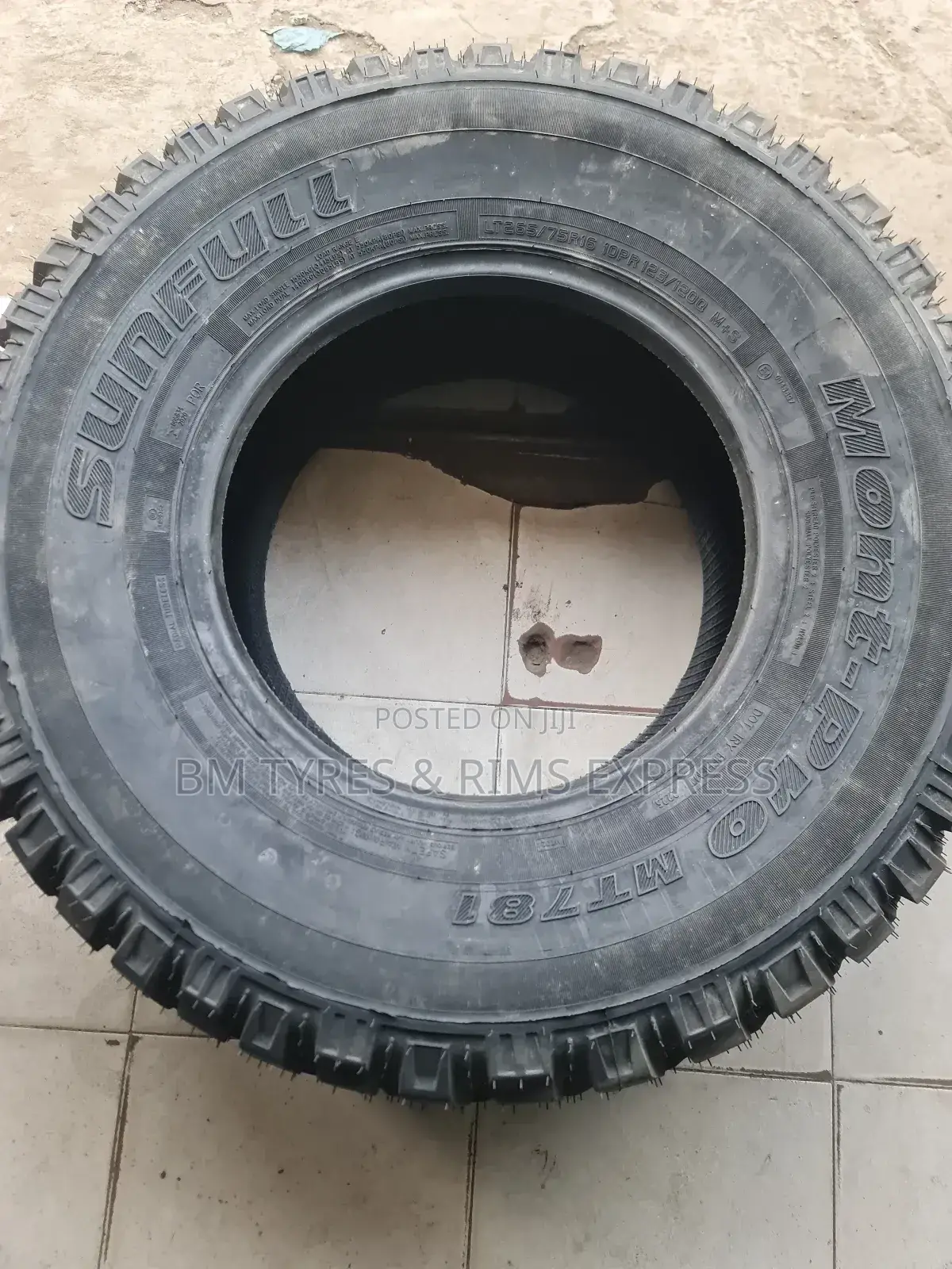 Lt 265 /75 R16 Sunfull Tyres(Mud Terrrain)